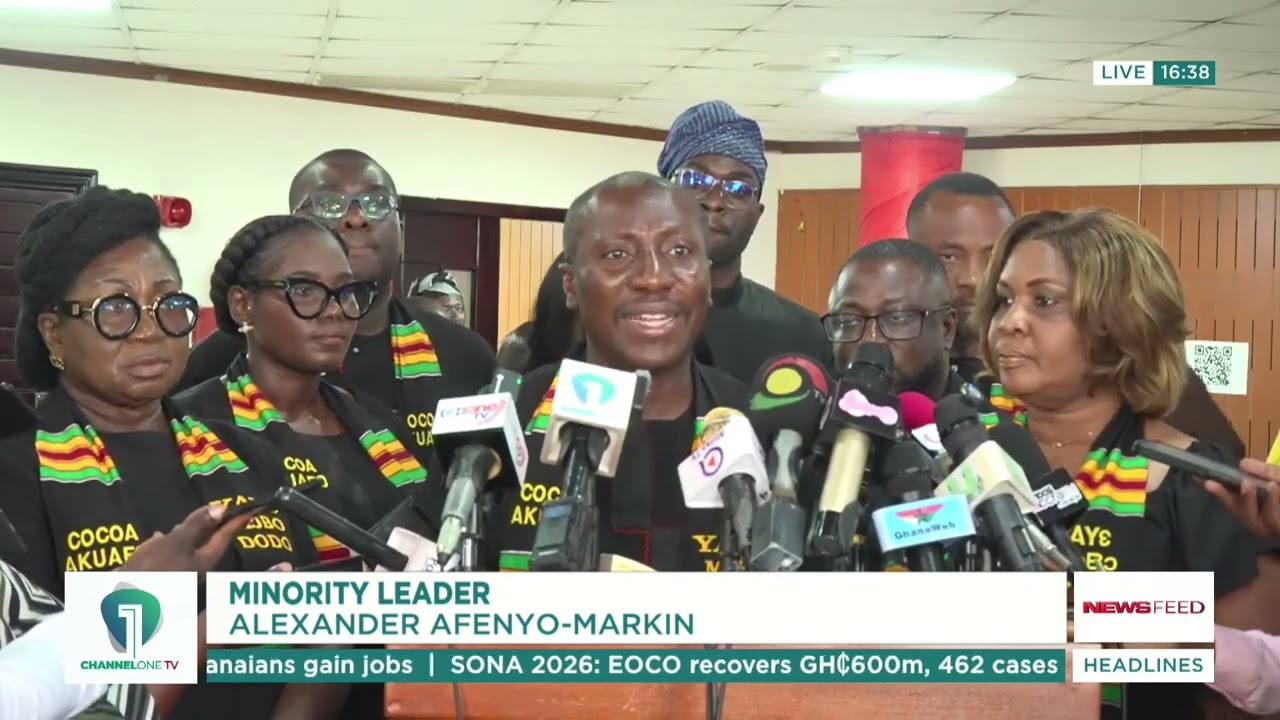 Minority Slams Mahama’s Government as “All Slogans, No Action”