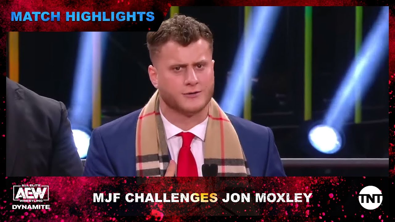 MJF Challenges AEW World Champion Jon Moxley in Epic Promo