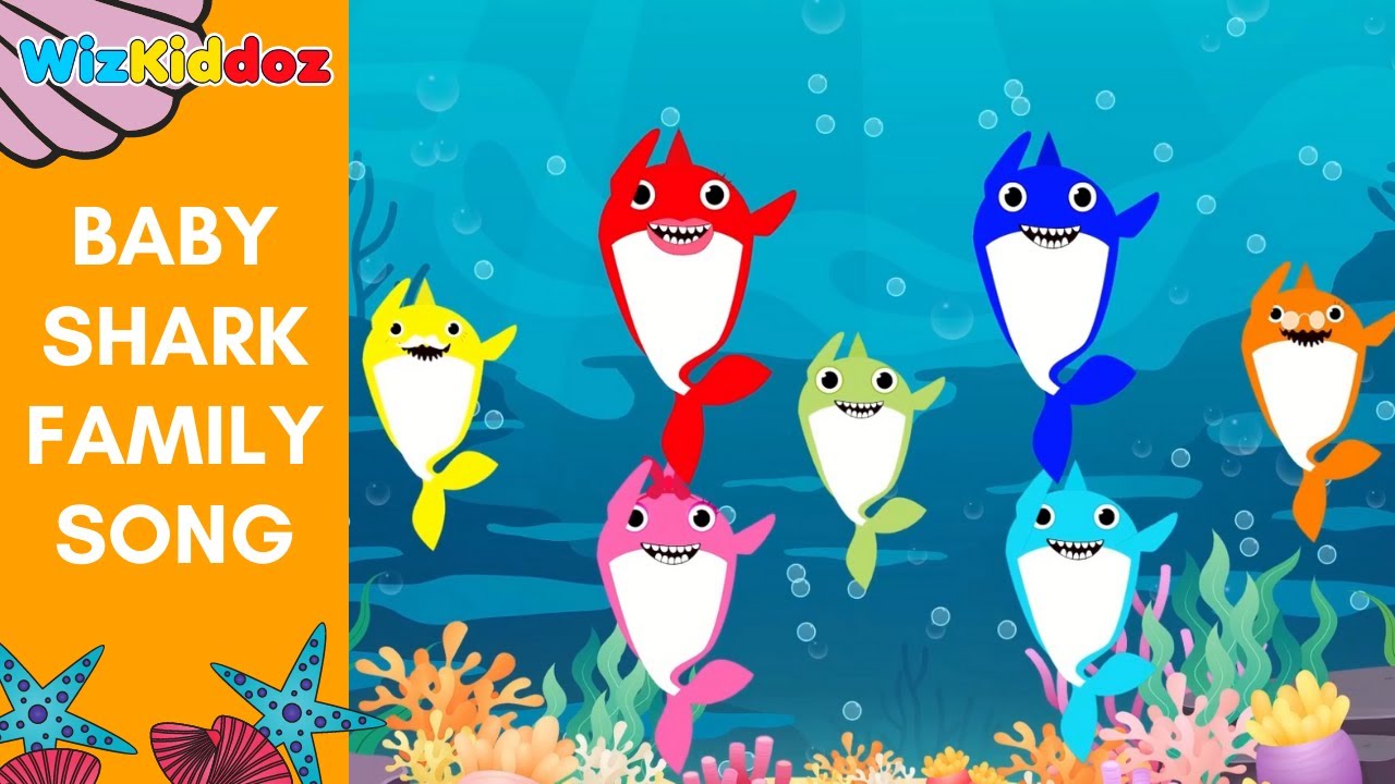 🆕 Baby Shark Family Song 🆕 Kids Songs, Nursery Rhymes, and Baby Songs 👉 WizKiddoz