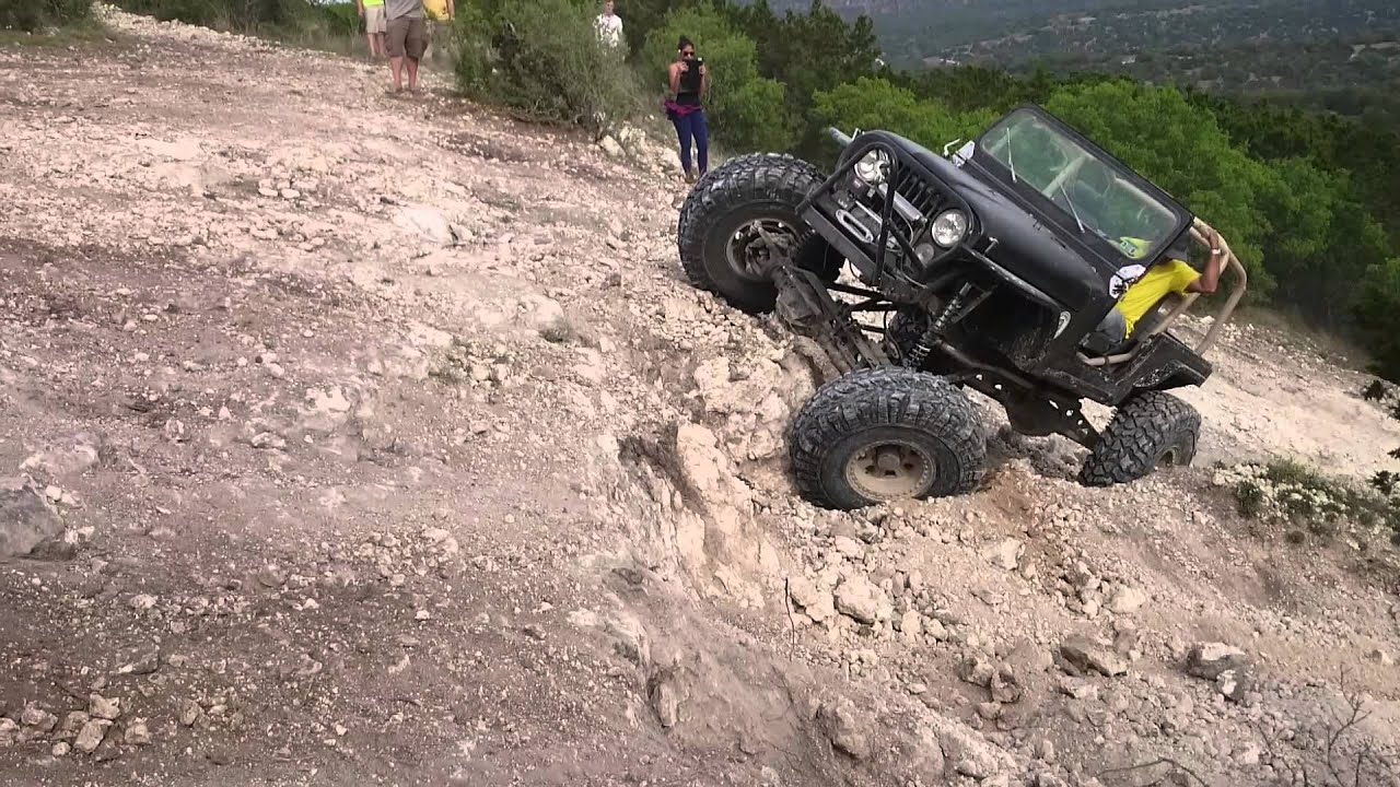 Jeep Rollover on Lose rock Hidden Falls adventure park
