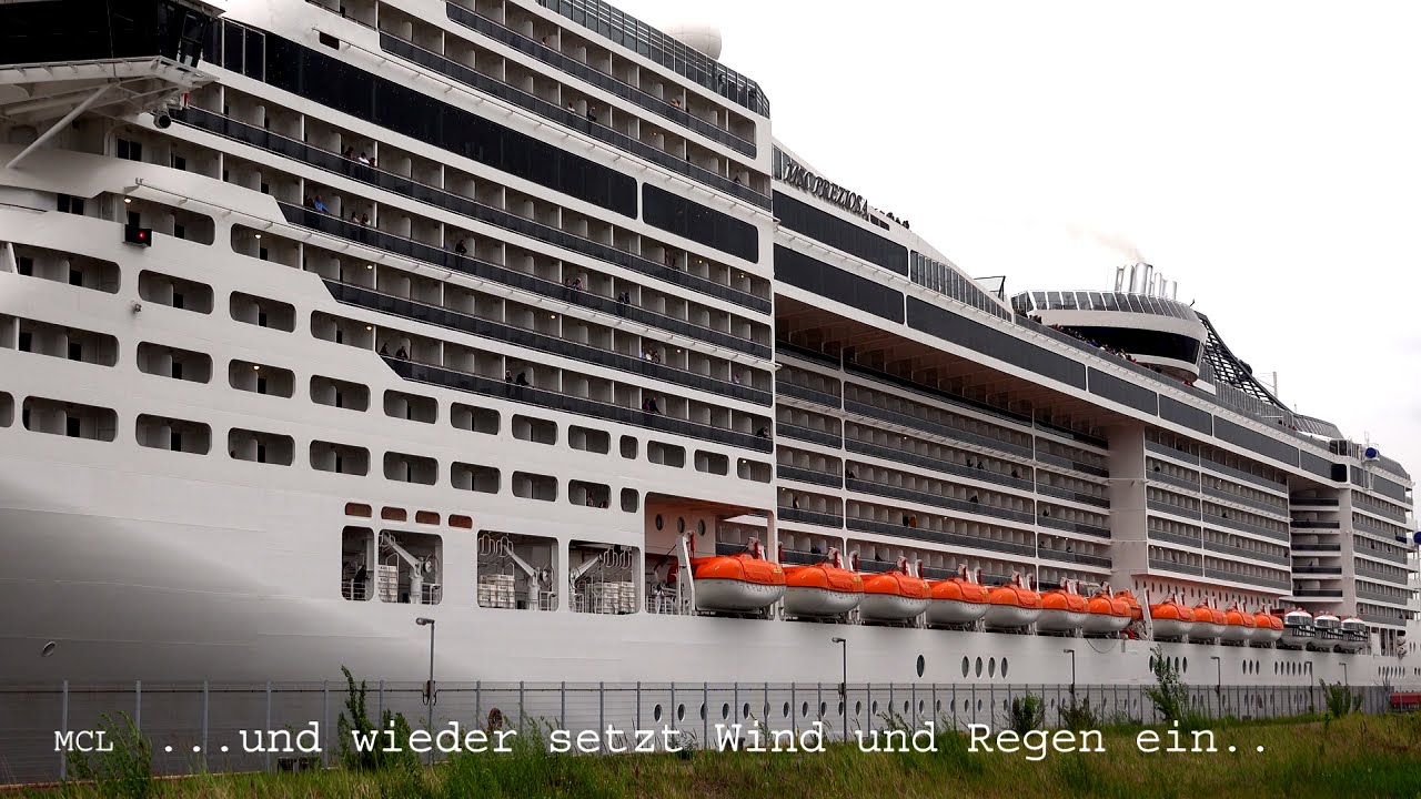 MSC Preziosa / Kurs Schottland und Island / Hamburg 09.06.2025