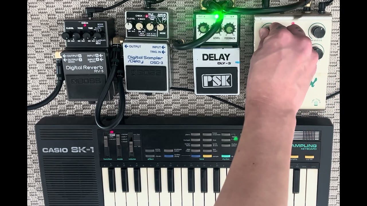 Casio SK-1 + FX Chain | Rhythmic Variations