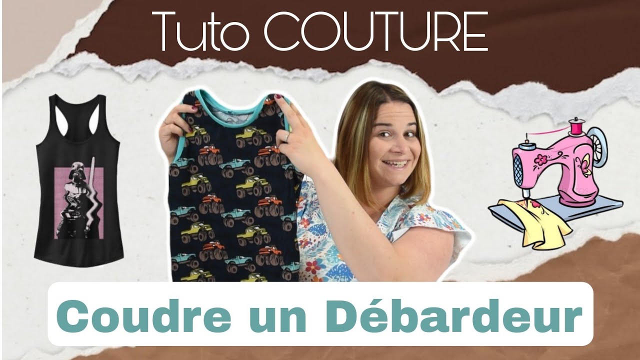 Tuto COUTURE Facile : Coudre un débardeur en jersey / Fille & Garçon / Femme & Homme / By PopO