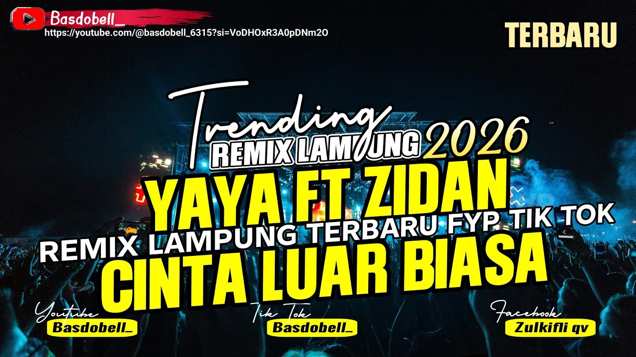 🔴CINTA LUAR BIASA TERBARU 2026 FULL BASS MUSIC LEPAS REMIX LAMPUNG PALING SUGEST 💯