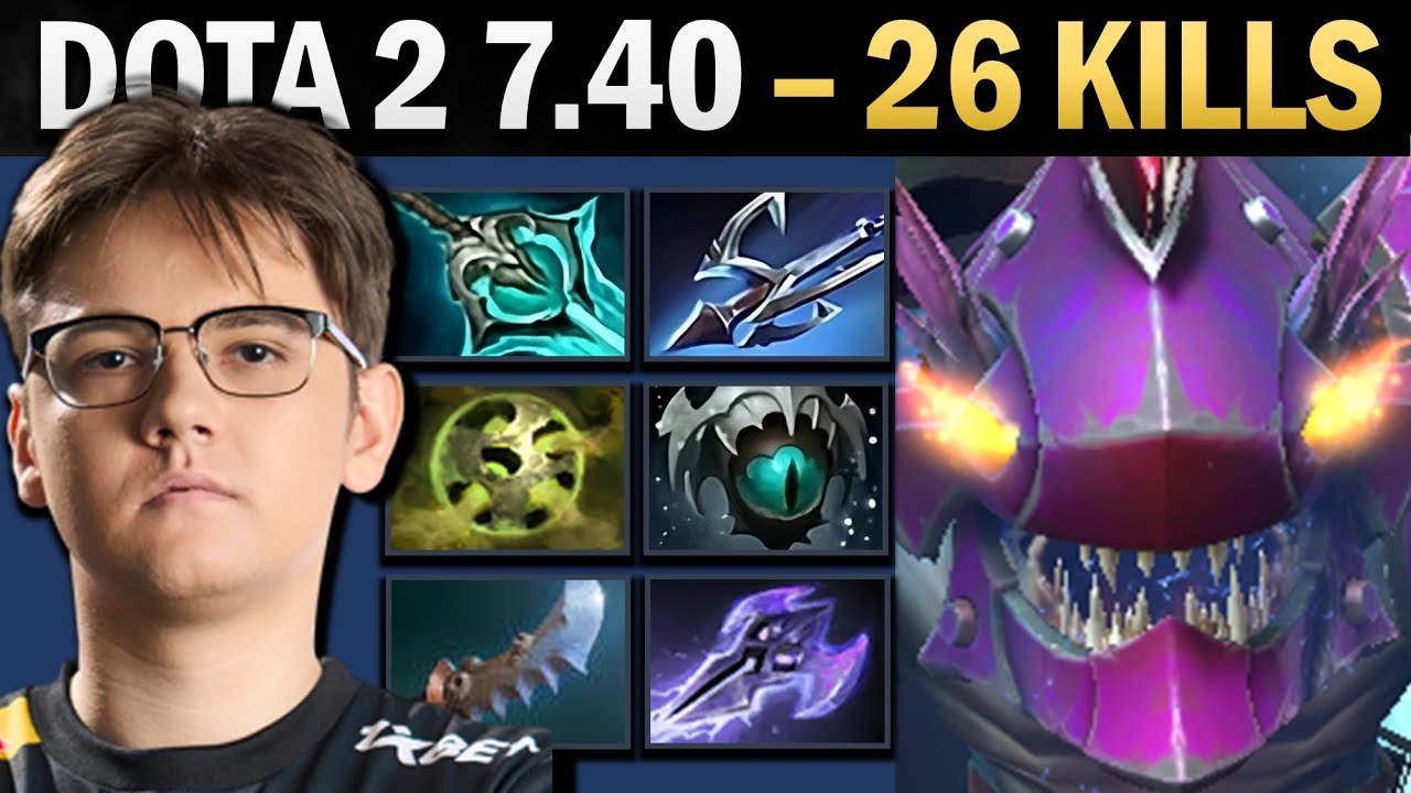 Slark Pro Carry with 26 Kills and Corrosion - Dota 2 Gameplay