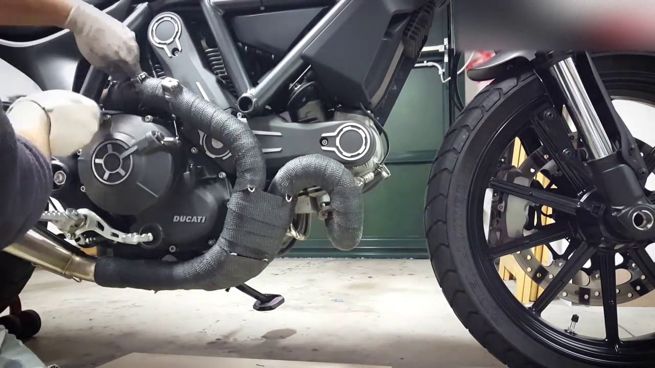 Ducati Scrambler Tutorial: come effettuare il bendaggio dei collettori