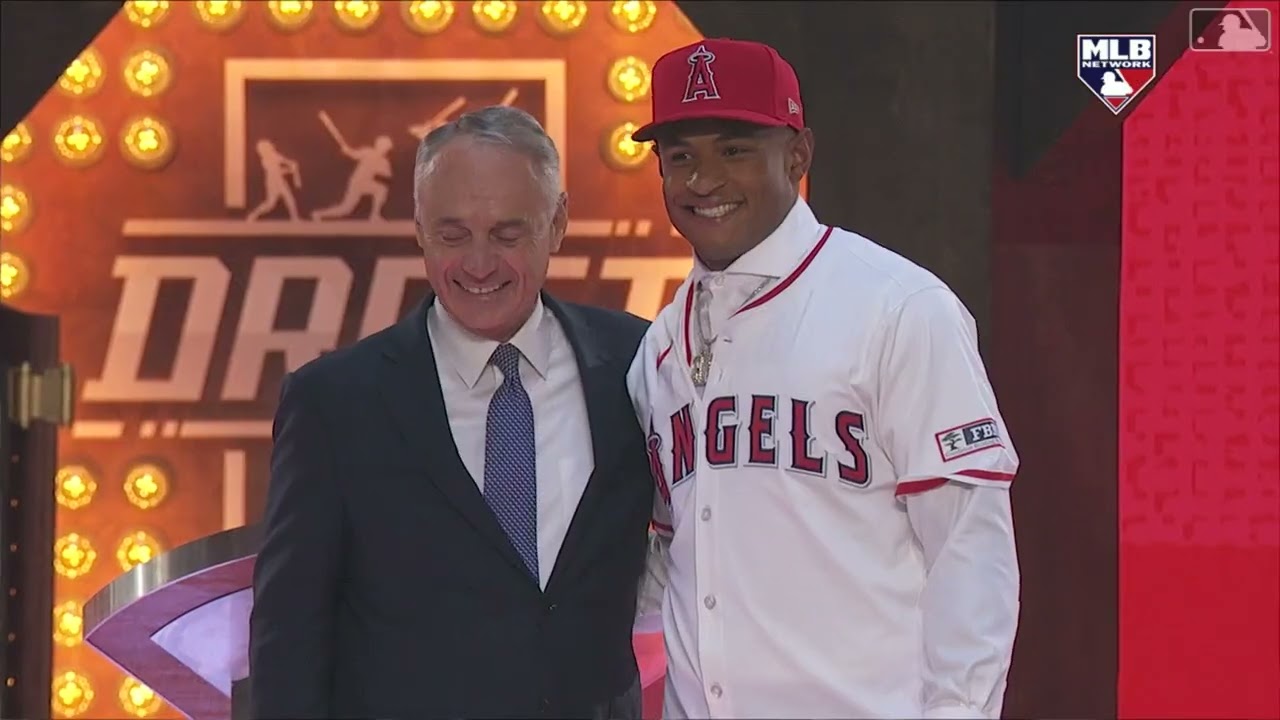 Christian Moore is Selected No 8 by the LA Angles