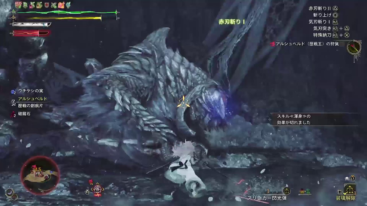 [モンハンワイルズ]　王で太刀練習！