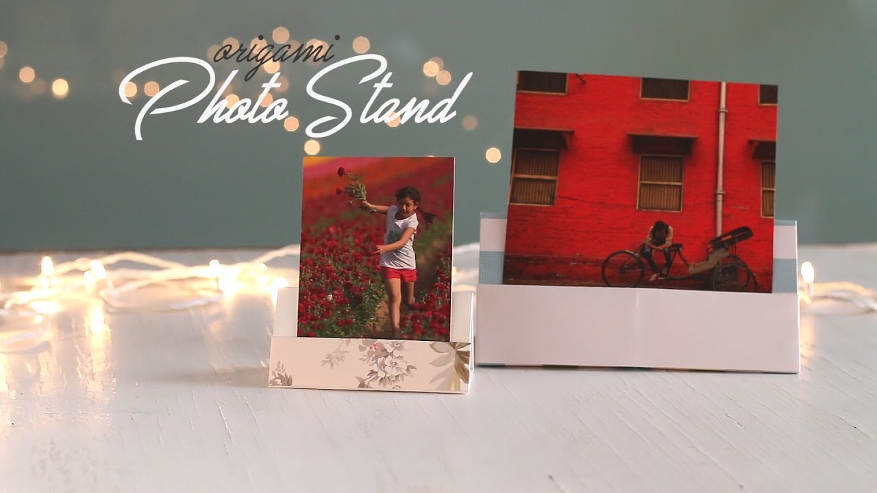 DIY: How to make a cute Photo Stand