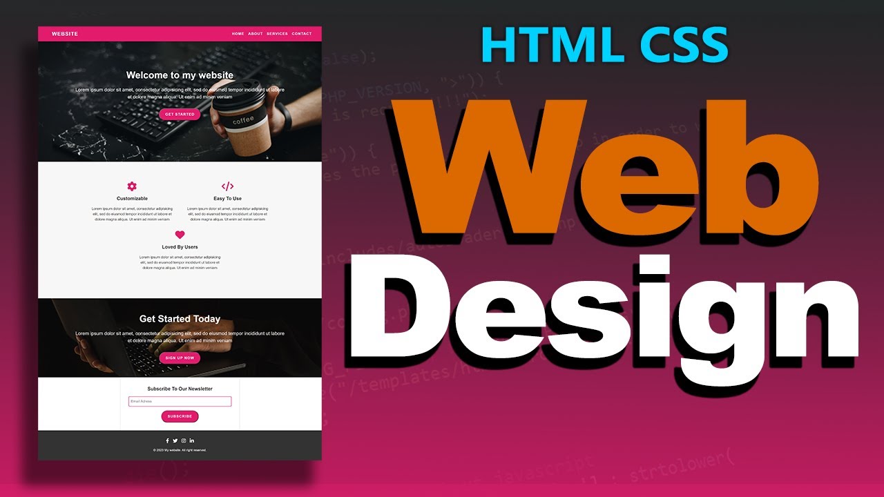 Web Design For Beginners | HTML & CSS Tutorial