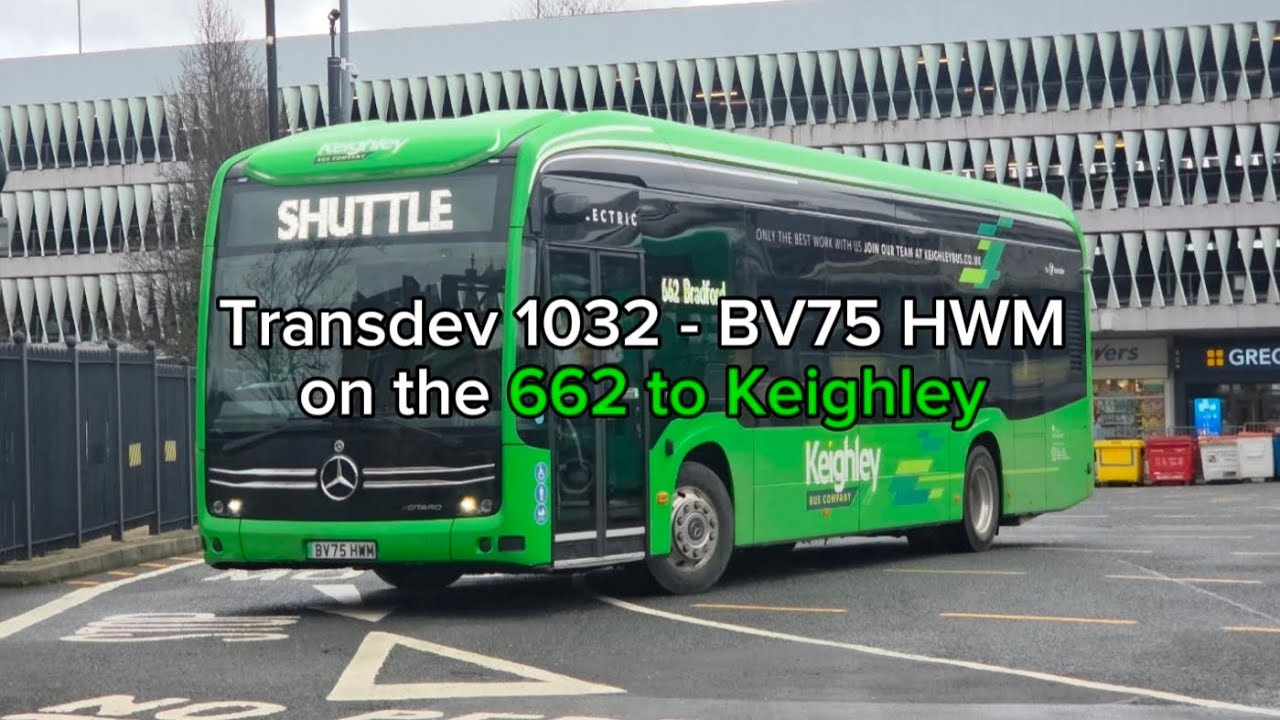 Transdev 1032 - BV75 HWM on the 662 to Keighley