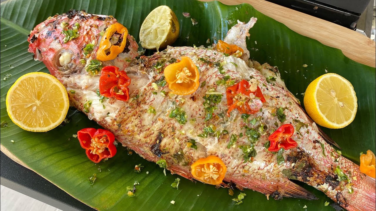 Roasted Red Snapper/ Trini Style Roasted Red Snapper