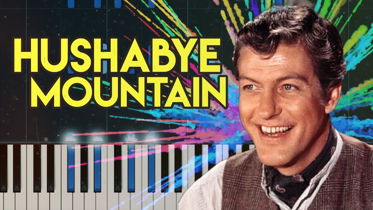 Dick Van Dyke - Hushabye Mountain | Piano Tutorial (Instrumental cover)