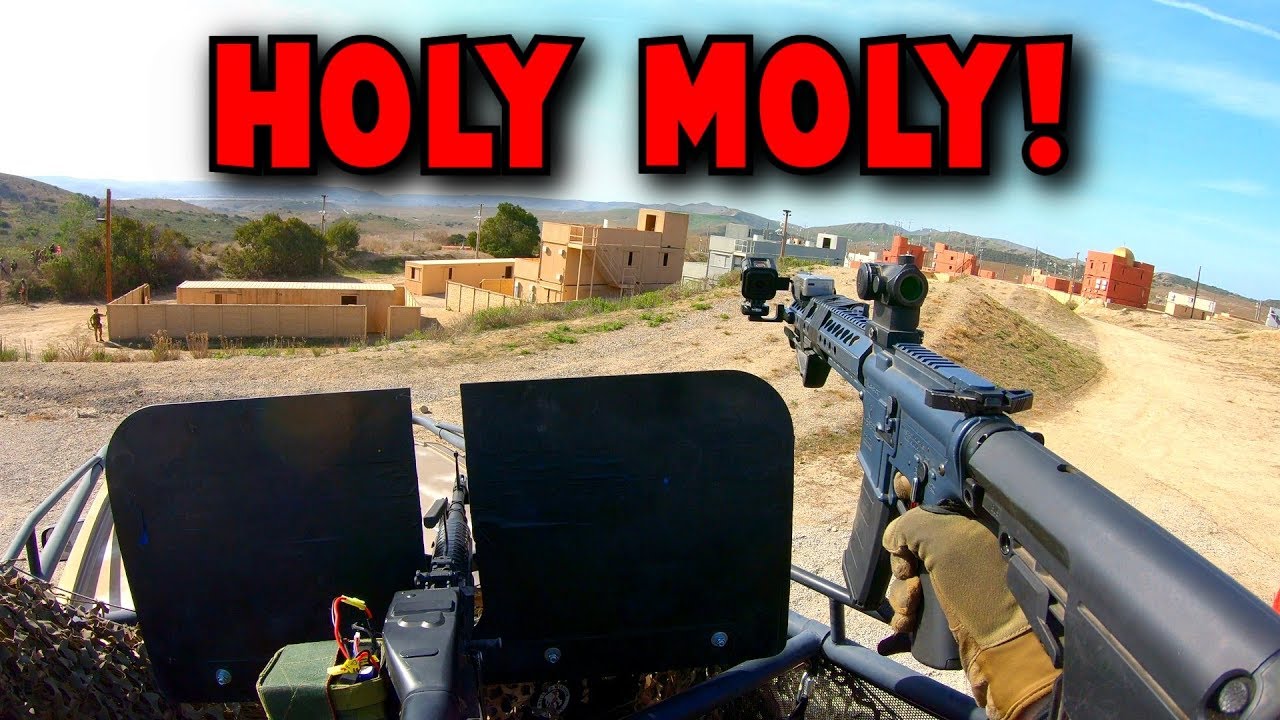 Airsoft on a REAL Military Base! (Part 3) - INTENSE Airsoft Vehicle Battle!