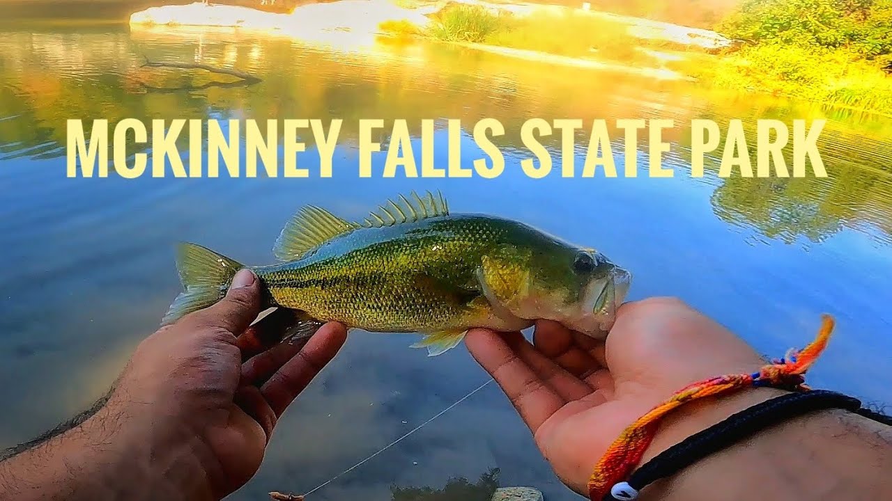 Mckinney Falls State Park FISHING and HIKING!