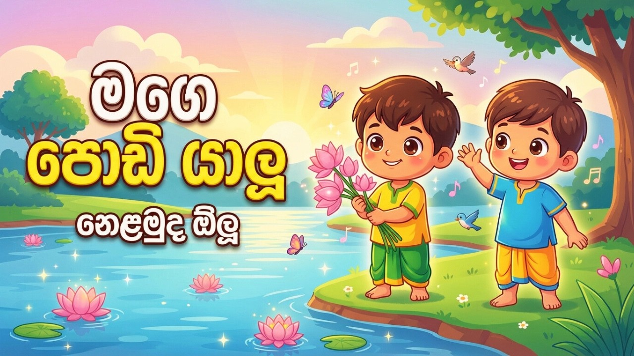 මගෙ පොඩි යාලූ 🌸 | නෙළමුද ඕලූ | Sinhala Kids Song | Cute Cartoon