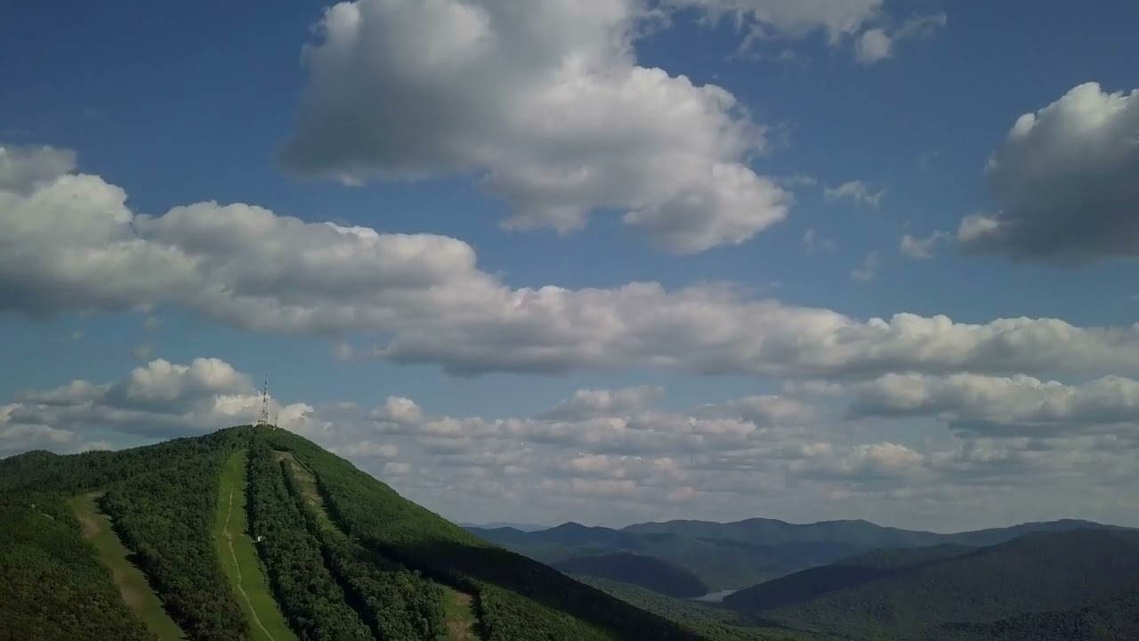 Арсеньев горнолыжка телевышка аэросъёмка