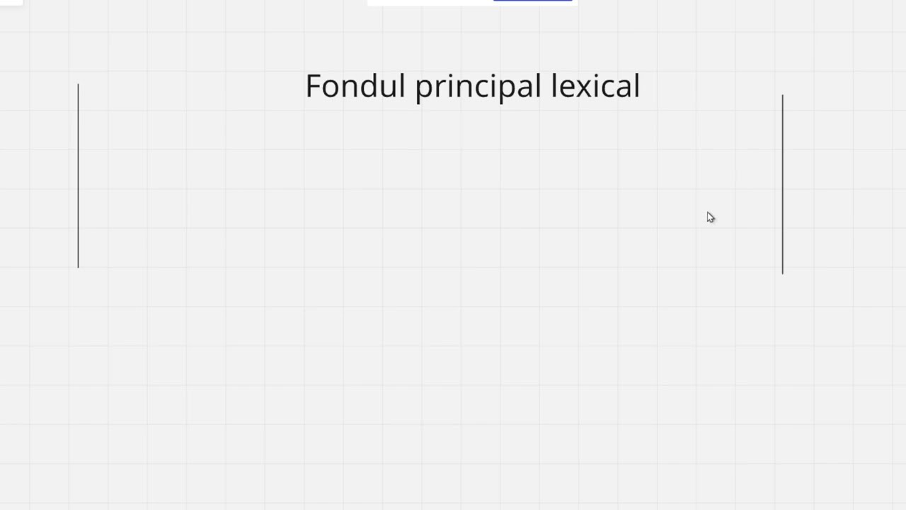 Fondul principal lexical al limbii romane