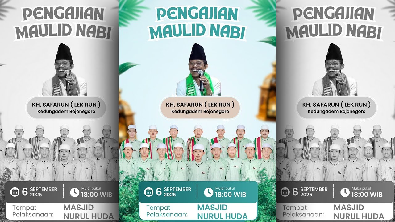 PENGAJIAN & SHOLAWAT BERSAMA KH. SAFARUN FEAT AL IKHWAN JR