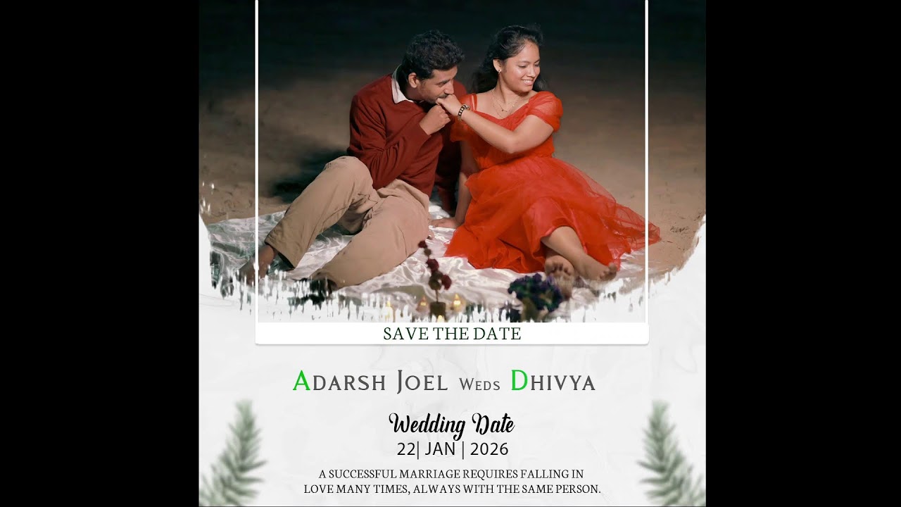 Adarsh & Dhivya  Wedding ........