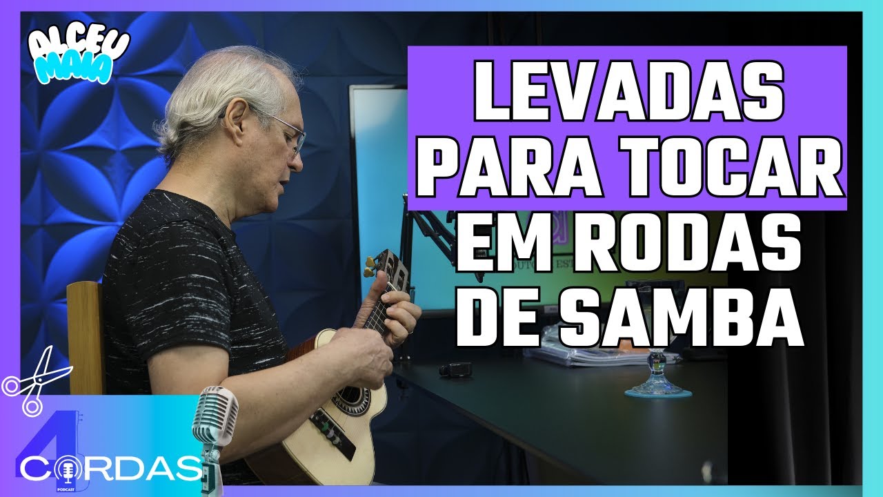 LEVADAS PARA RODAS DE SAMBA | ALCEU MAIA | PROFESSOR DANIEL MARTINS @escoladecavacodanielmartins