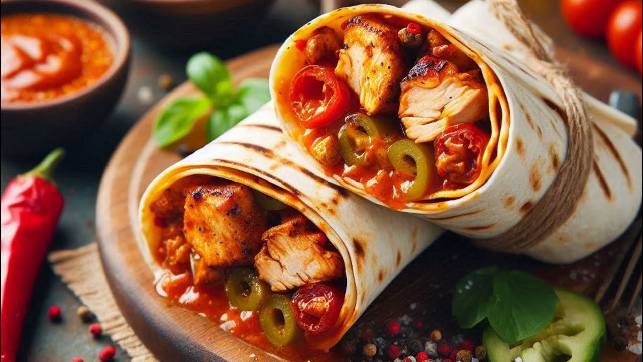 How to Make a Chipotle Chicken Wrap | Easy & Spicy & Delicious Chicken Wrap in 15 Minutes