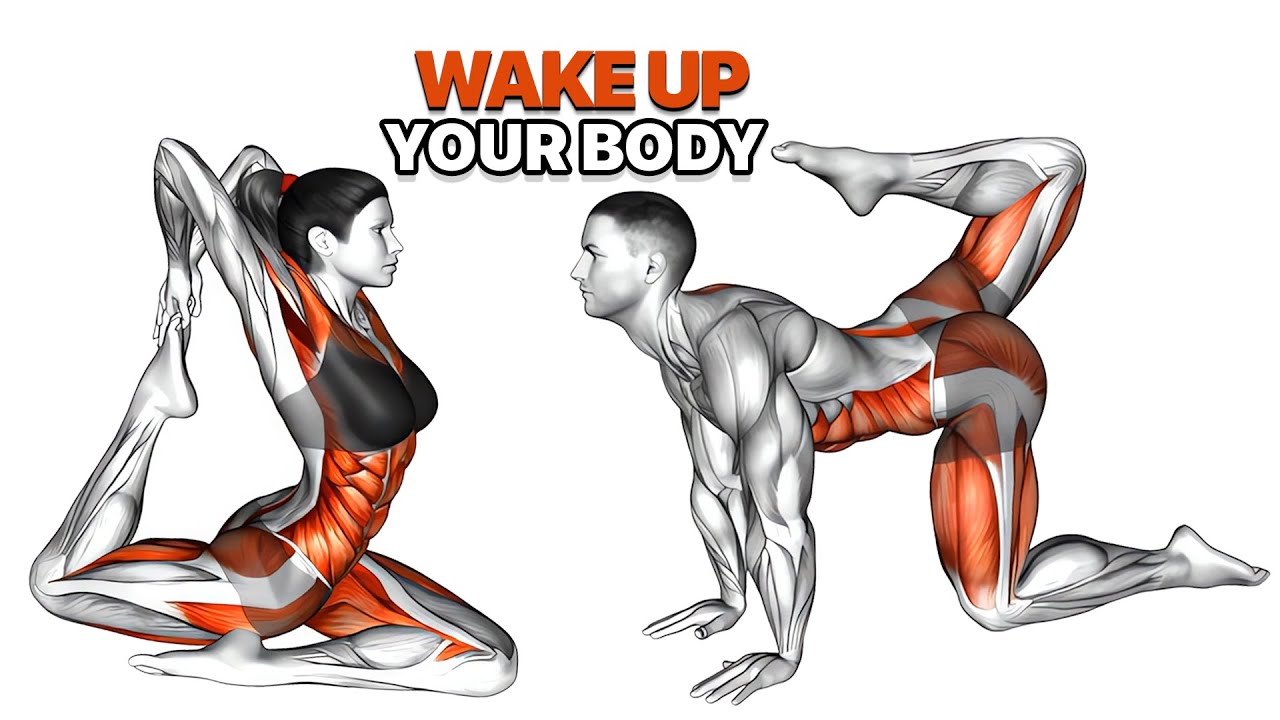 Утренняя разминка для повышения гибкости бедер, позвоночника и всего тела.
