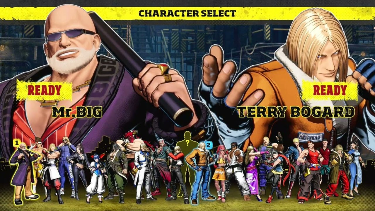 NU-CPS2 ORIGINALS - FATAL FURY: City of the Wolves - Combatant Registry (Character Select)