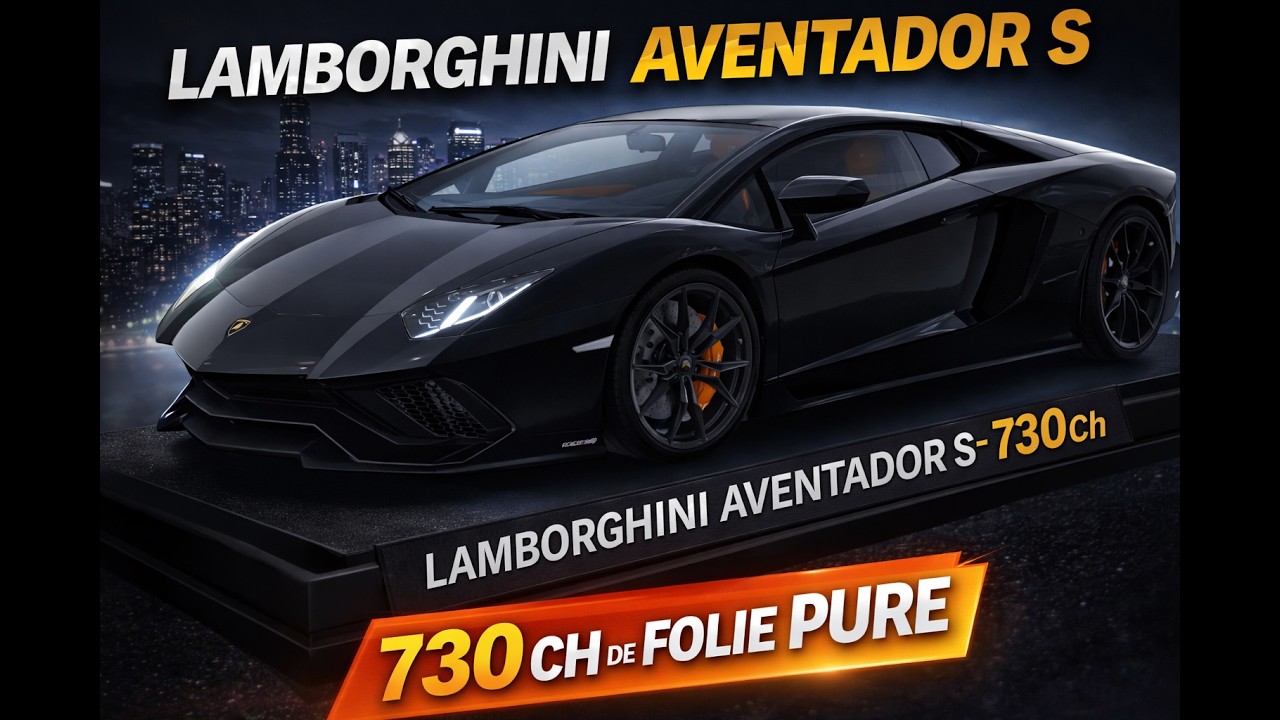 V12 SAUVAGE 💥 AVENTADOR S 730 CH (Le nouvelle achat de LABOISERIE)