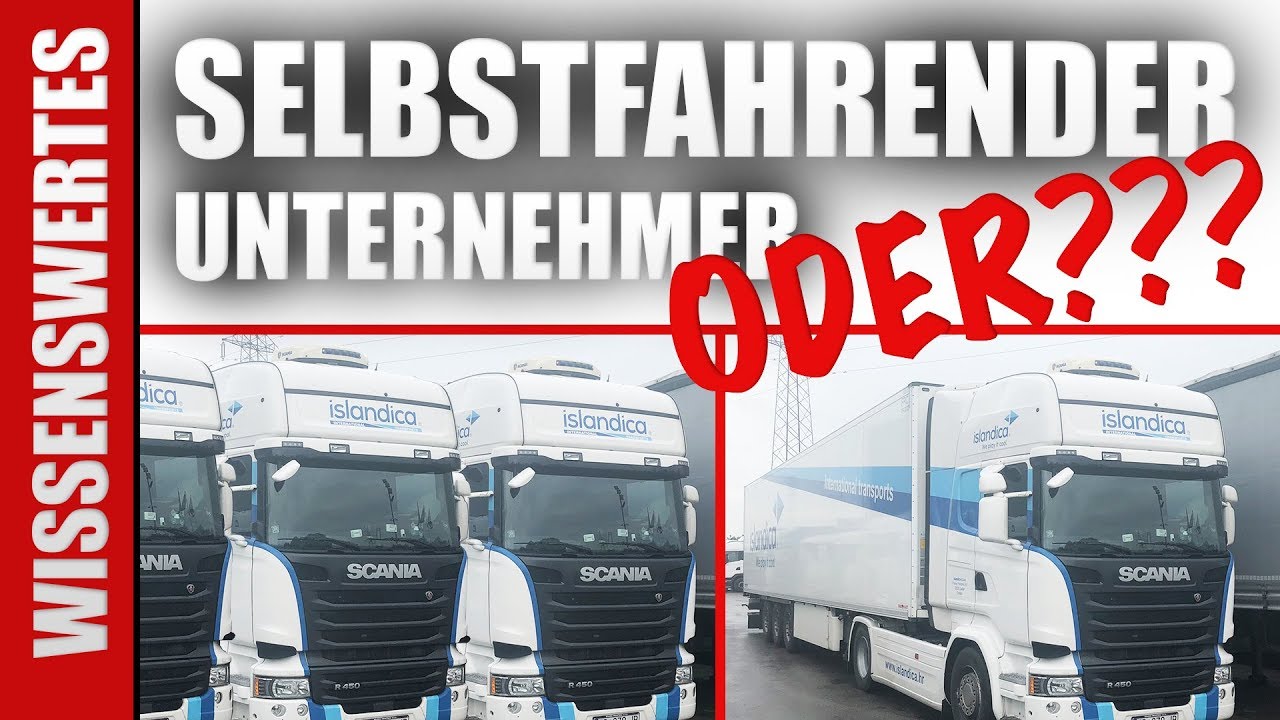 🤔selbstfahrender 🤔Unternehmer 🤔oder 🤔