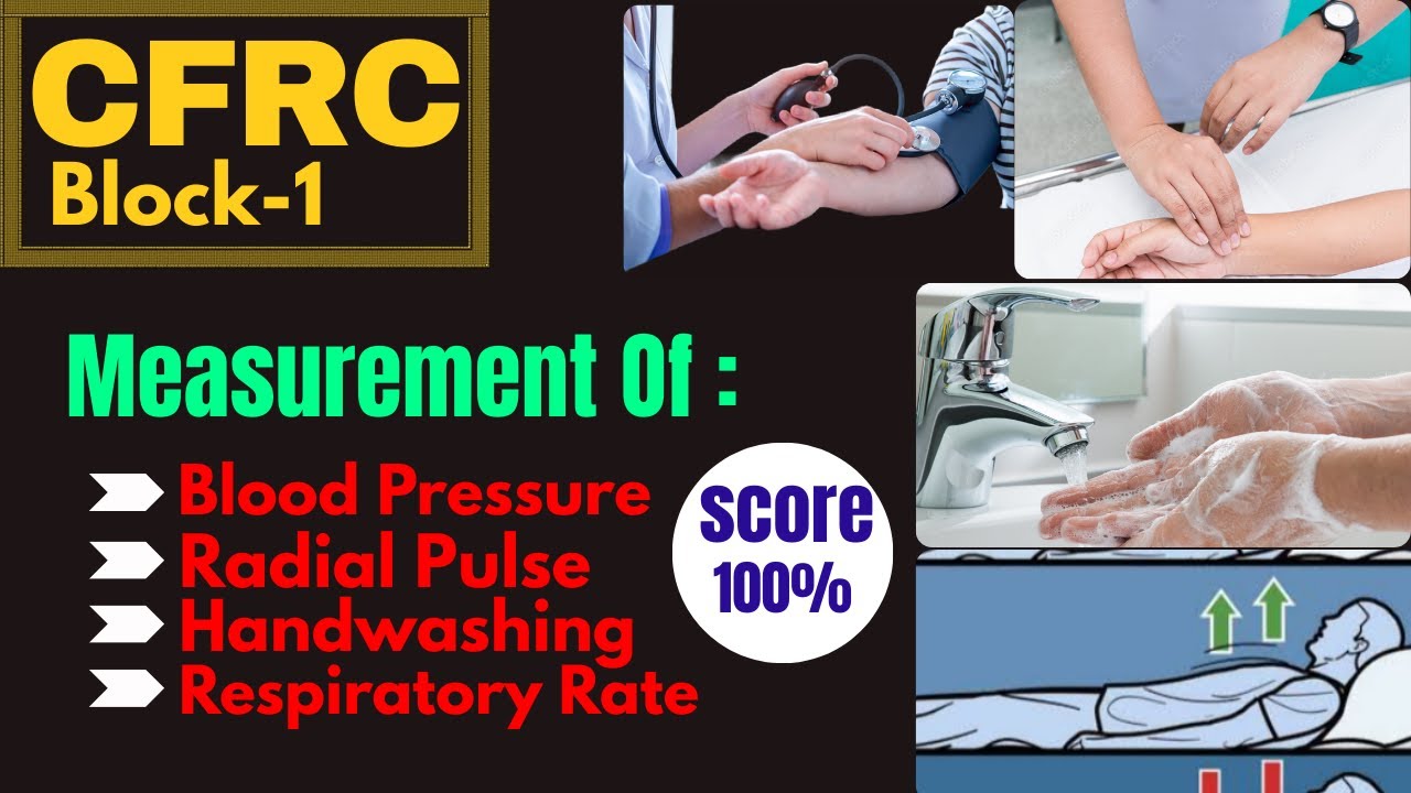 CFRC Block 1|MBBS Ospe Guide|Blood Pressure |Radial Pulse |Respiratory Rate |Hand washing