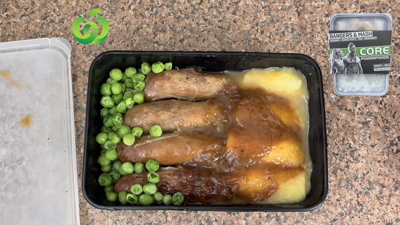 Основные Powerfoods Сосиски и пюре