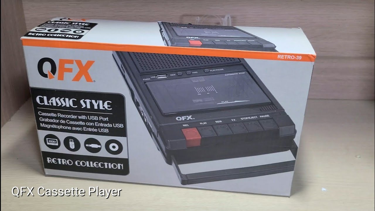 QFX RETRO-39 Cassette Player Recording