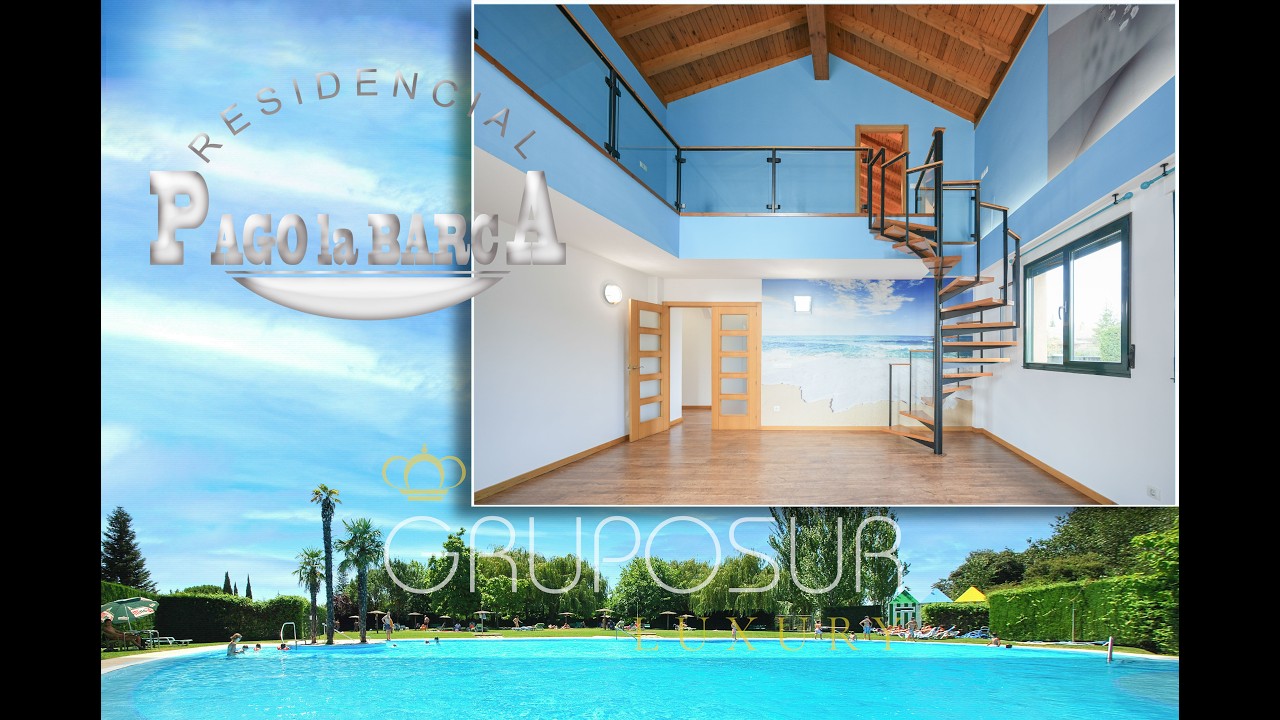 15060 GRUPOSUR. Exclusivo chalet con piscina climatizada en Pago la Barca, en Boecillo, Valladolid.