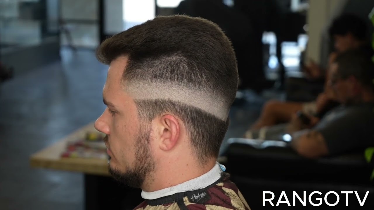degradado medio super limpio tutorial de barberia
