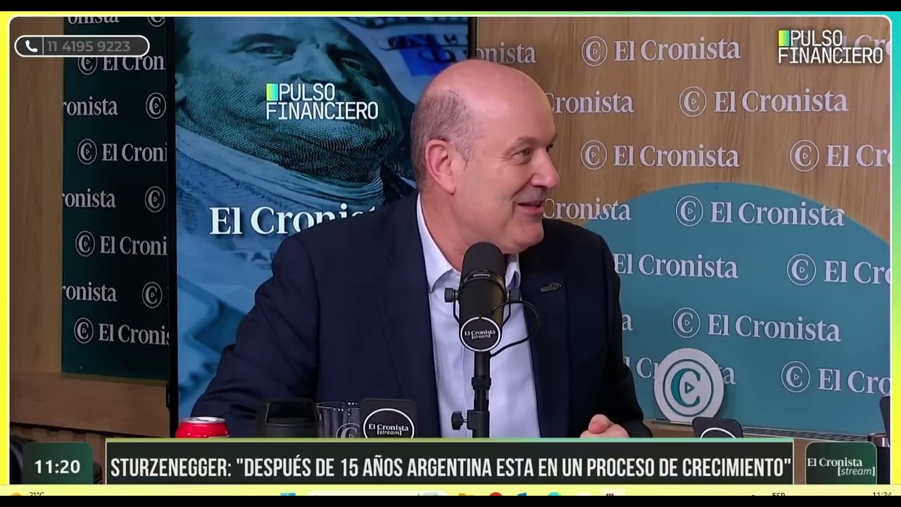 Entrevista al Ministro Sturzenegger en El Cronista Stream.