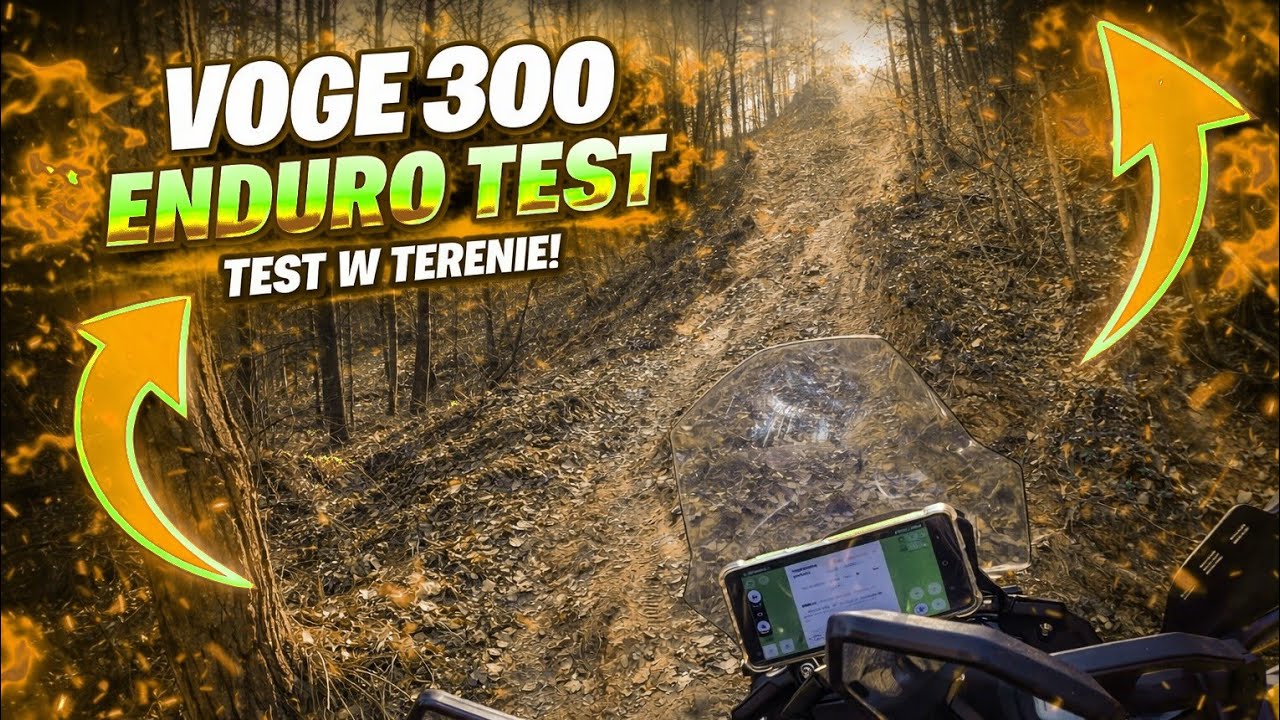 Czy VOGE 300 RALLY daje radę w TERENIE?  Sprawdzam na naszej pętli enduro