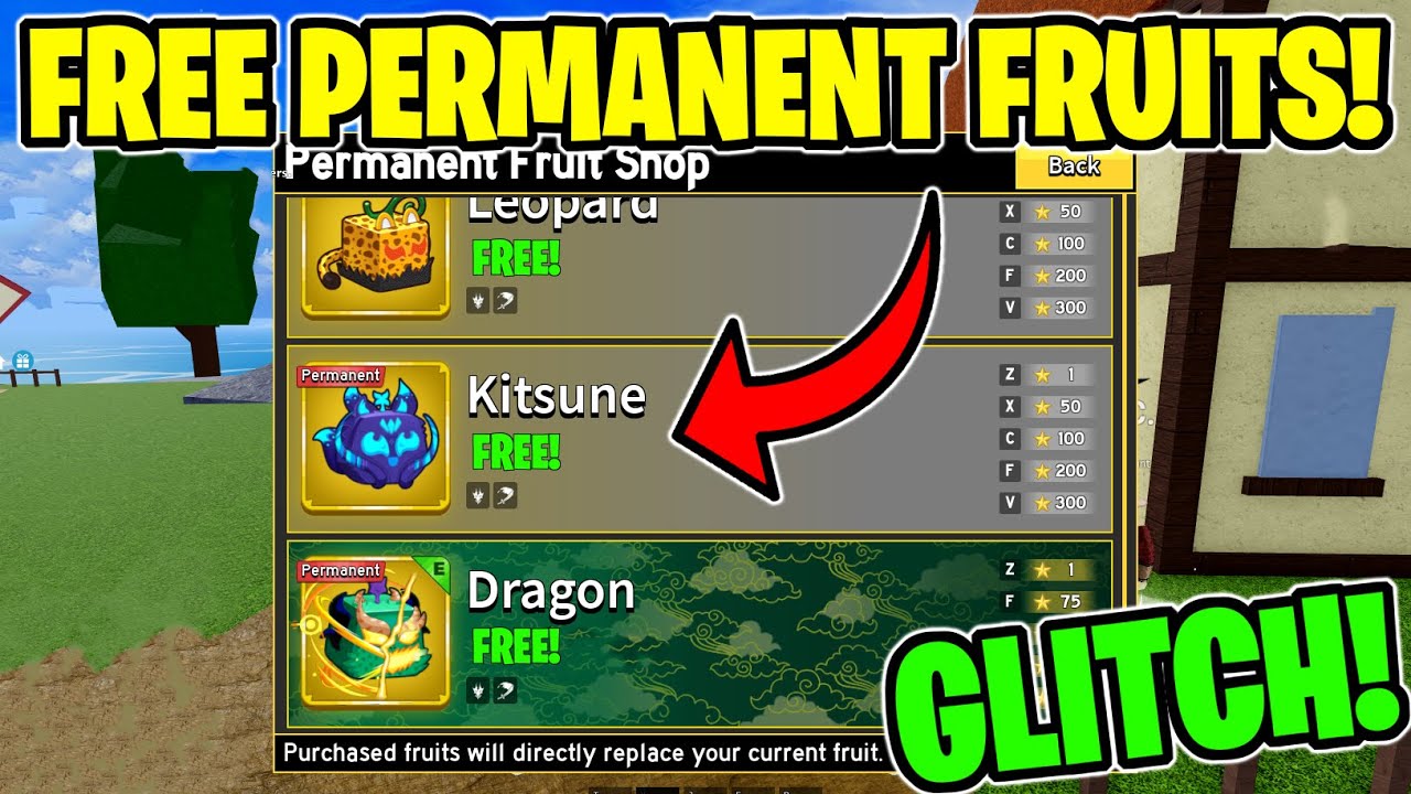 КАК ПОЛУЧИТЬ БЕСПЛАТНЫЕ ПОСТОЯННЫЕ ФРУКТЫ В BLOX FRUITS!