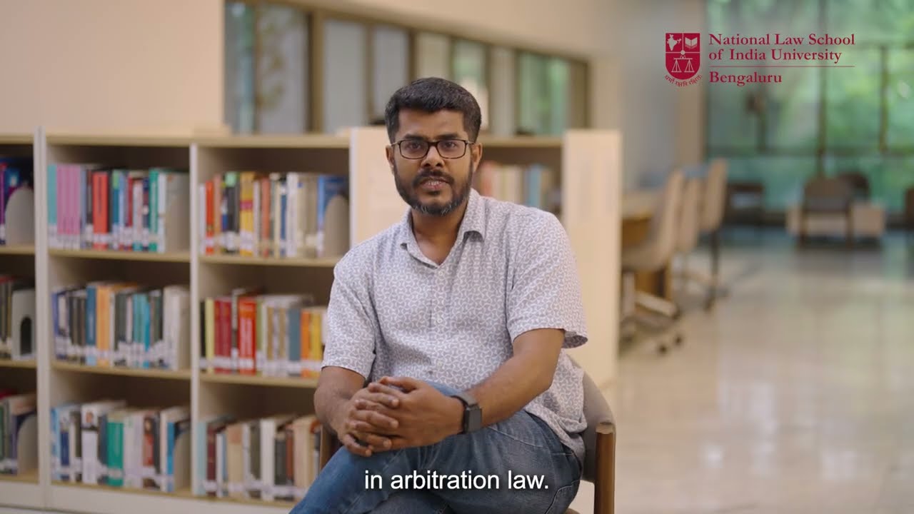 NLSIU's PG Diploma in Arbitration Law | Dr. Harisankar K Sathyapalan