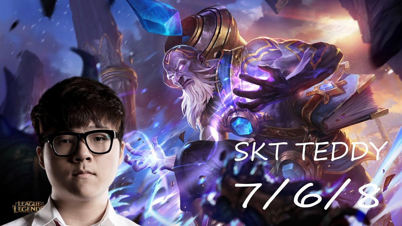 SKT Teddy Ryze, KDA 7/6/8 Teddy Stream Jan 07, 2019.