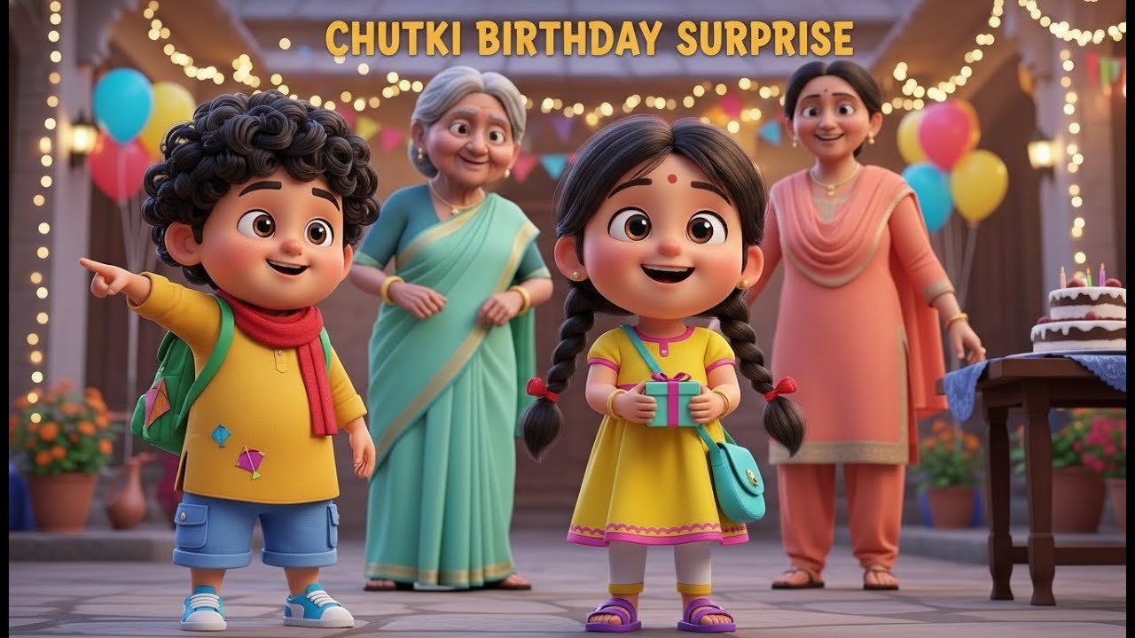 Chutki Birthday Surprise | Hindi–Urdu Kids Cartoon