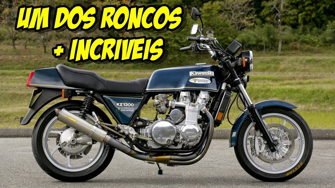 MOTO COM UM DOS RONCOS + INCRÍVEIS DE TODOS OS TEMPOS - KAWASAKI KZ 1300