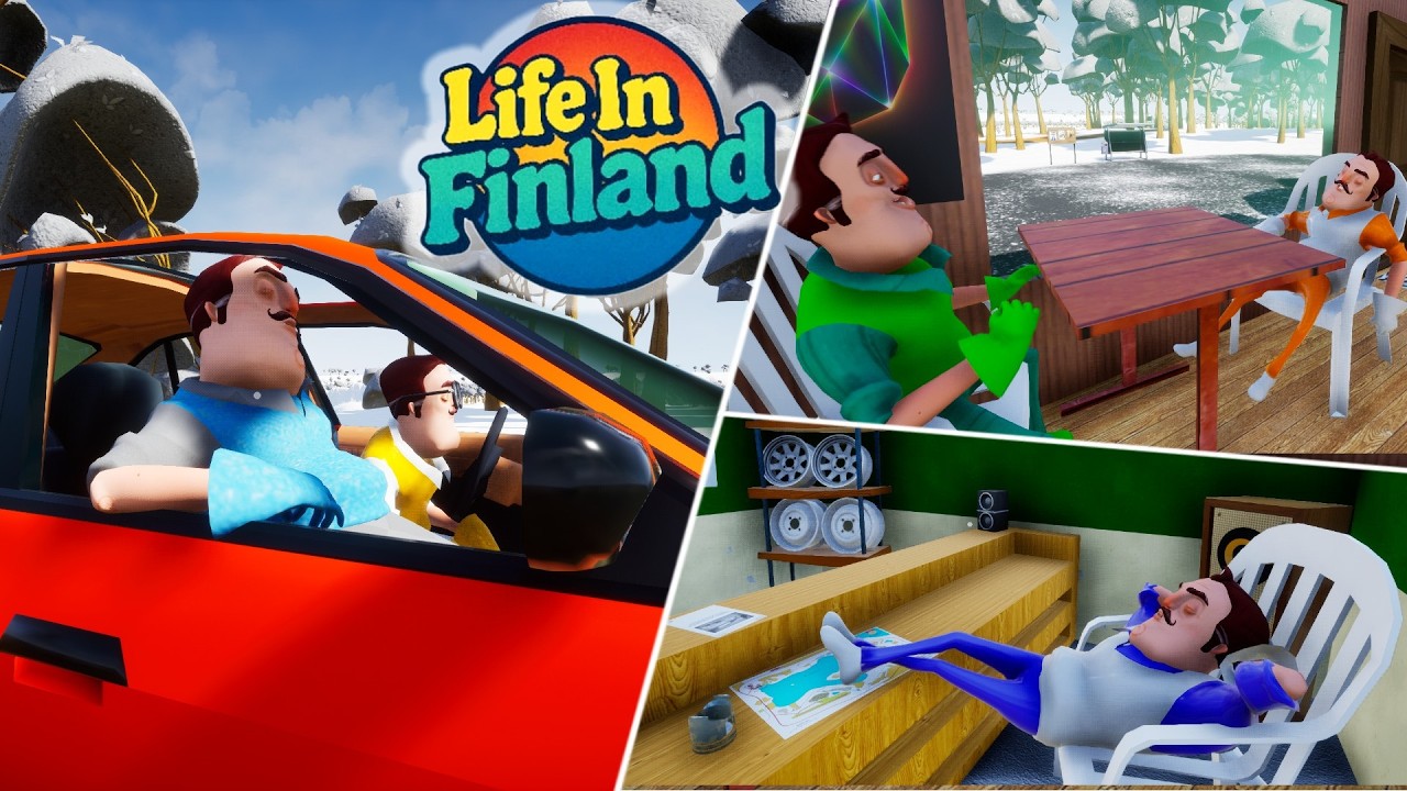 My Summer Car in Hello Neighbor! - Life In Finland | Hello Neighbor Mod