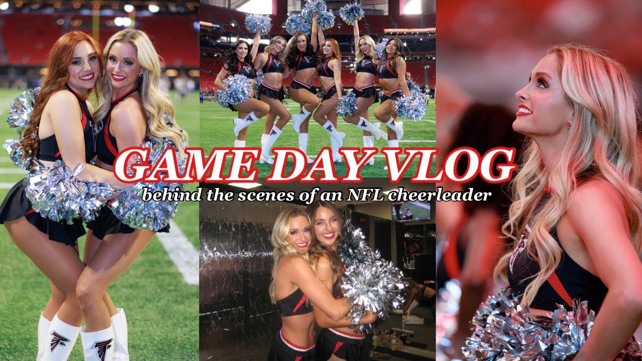 VLOG: day in the life & behind the scenes of an NFL cheerleader on game day!