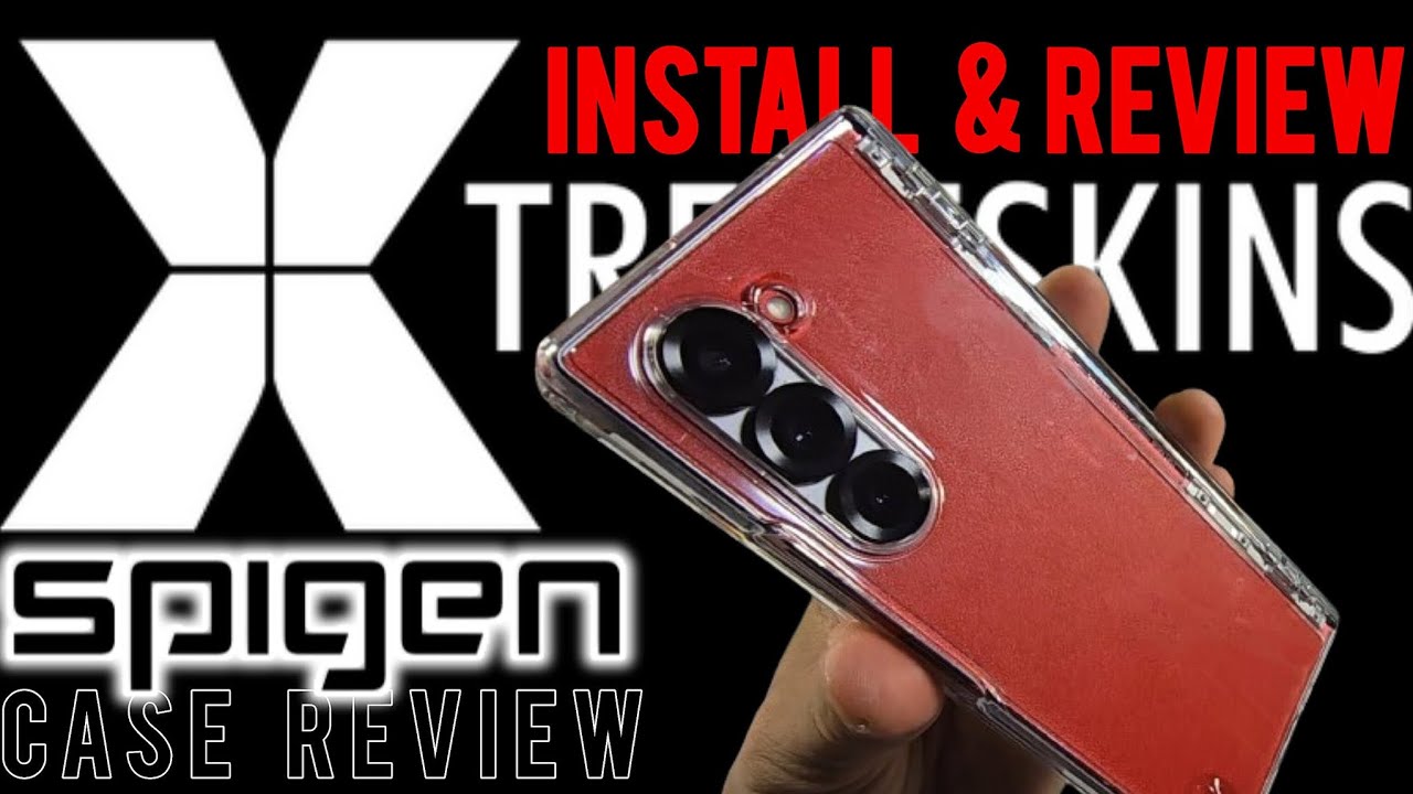 XtremeSkins Install for  Samsung Galaxy Z Fold 6 & Spigen Ultra Hybrid Clear Case  Review