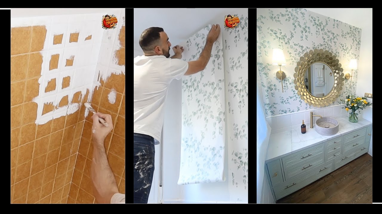🔥🚿 Reformamos un BAÑO con POCO DINERO y lo TRANSFORMAMOS en un ESPACIO MÁS ELEGANTE ✨