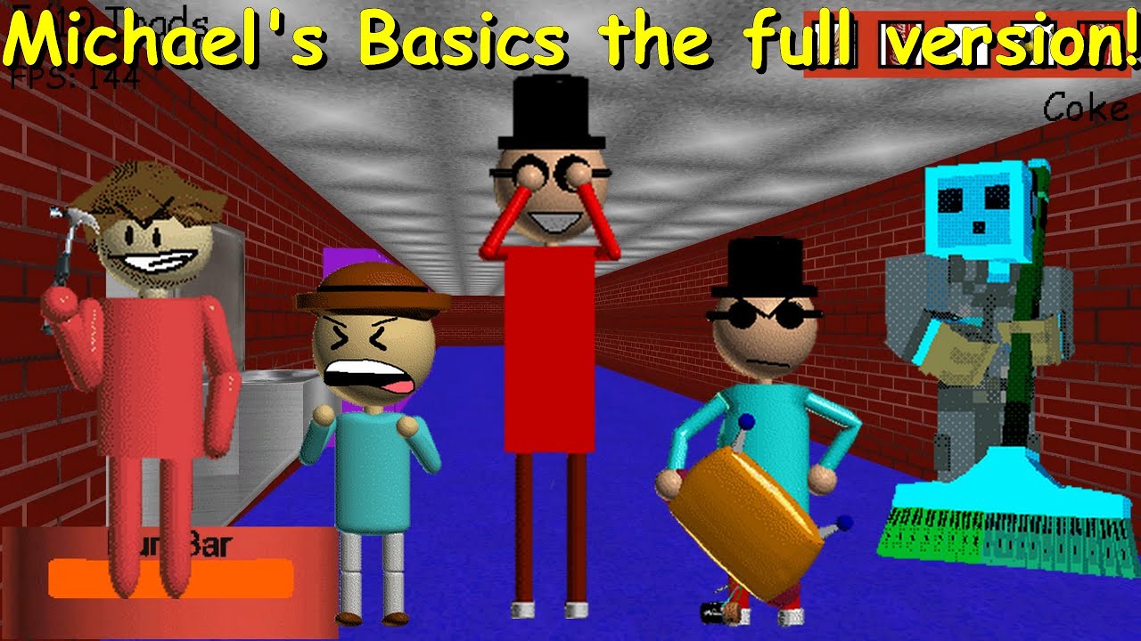 Michael's Basics the full version - Baldi's Basics Mod