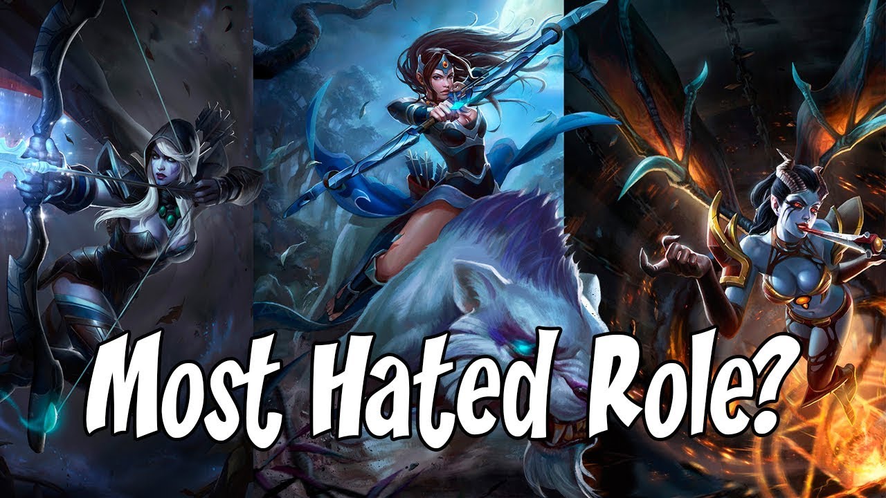 Which Dota 2 Role is the most HATED