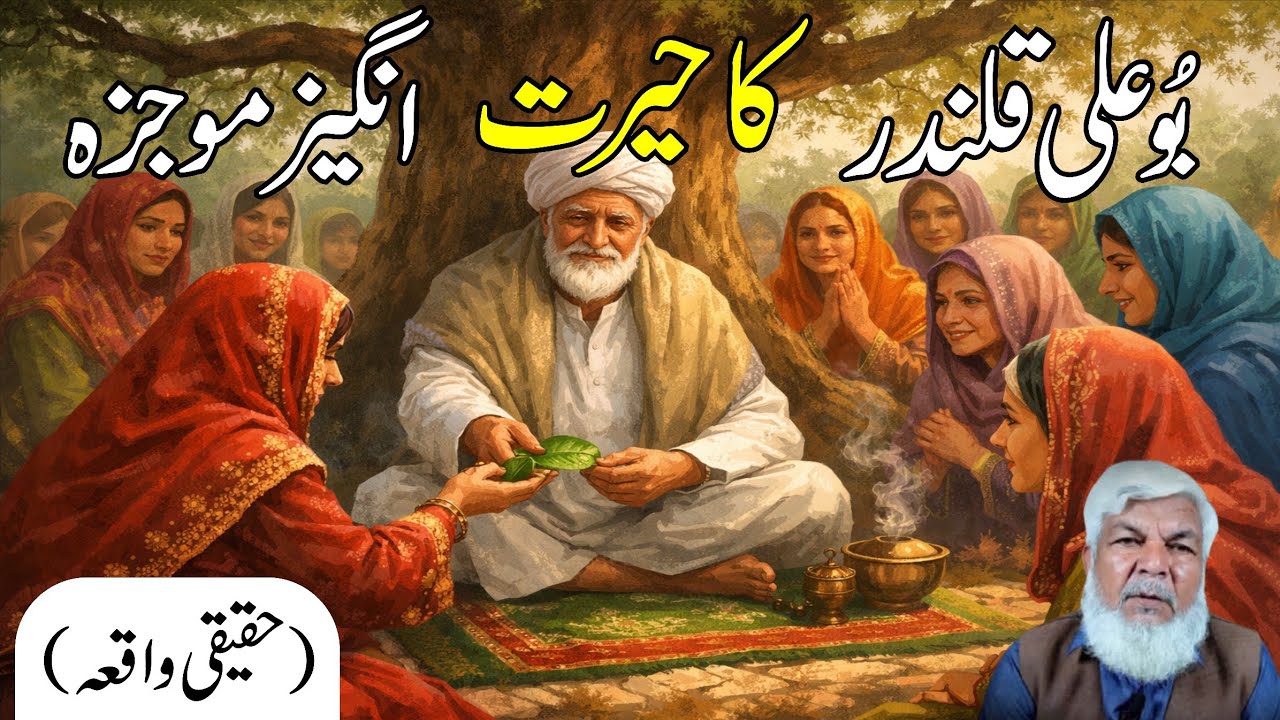 Bu Ali Qalander ka hairat angaiz mojza | #moralstories #story #viral 
