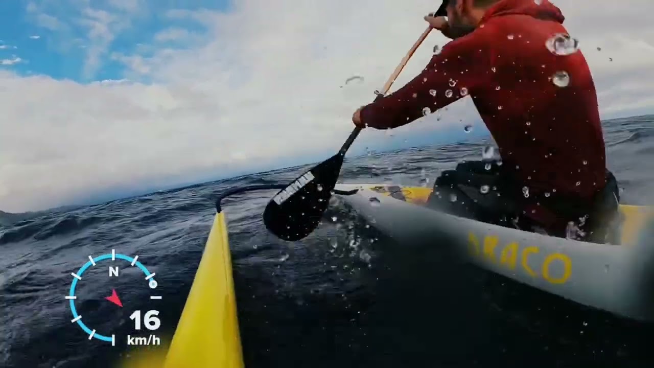 Kai Wa’a Draco down wind 15-25knots
